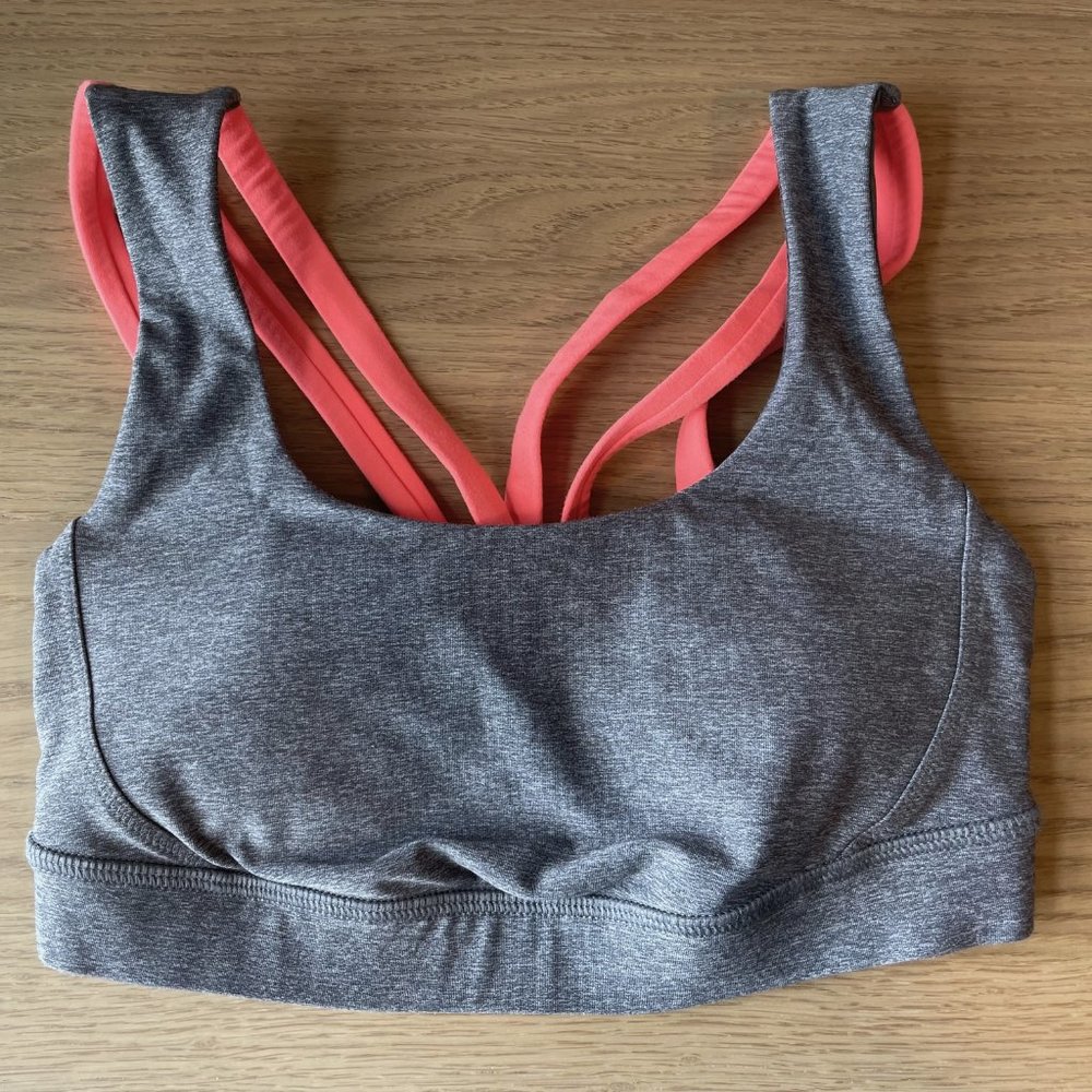 Lululemon Padded Sports Bra with Criss Cross Back
